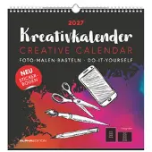 Sonstige Verlage Kreativkalender XL schwarz 2027