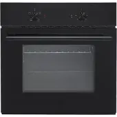 Respekta Einbaubackofen Richard AB100G-19, 60 Liter, 3 Beheizungsarten, Schwarz