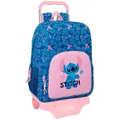 Safta Stitch Lio 22.5l Rucksack Mit Rollen Blau Kinder Blau One Size
