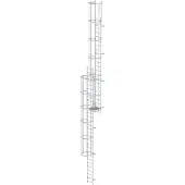 MUNK Günzburger Steigtechnik MUNK ortsfeste Steigleitern an maschinellen Anlagen Aluminium, 11,76m SH