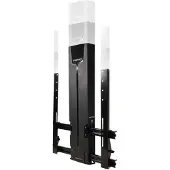 Ergotron Glide Wall Mount, HD, 18 kg, 76,2 cm (30"), 152,4 cm (60"), 400 x 400 mm, Höhenverstellung, Schwarz