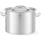 Hendi Kochtopf, mittel - mit Deckel,, Budget Line, 9L, ⌀250x(H)180mm