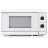 Sharp YC-MS01E-C Mikrowelle (800 W, 20 L, 5 Leistungsstufen, Auftaufunktion, einfache Reinigung), weiß