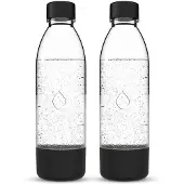 Dafi PushAir 2, schwarze Flaschen für Wassersprudler, 0,7 Liter