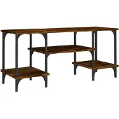 vidaXL TV-Schrank Räuchereiche 102x35x45,5 cm Holzwerkstoff