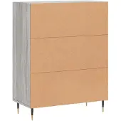 vidaXL Sideboard Grau Sonoma 69,5x34x90 cm Holzwerkstoff