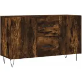 vidaXL Sideboard Räuchereiche 100x36x60 cm Holzwerkstoff