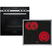 Siemens PQ521KA11, Keramik, 4 Zone(n), Glaskeramik, Schwarz, Berührung, 58,3 cm