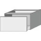 Sanipa G123380 Anbau-/Solitärschrank mit Auszug