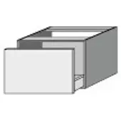 Sanipa P123180 Anbau-/Solitärschrank mit Auszug