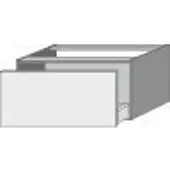 Sanipa G32341R Anbau-/Solitärschrank mit Auszug