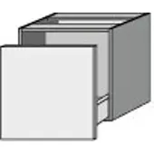 Sanipa G32301R Anbau-/Solitärschrank mit Auszug