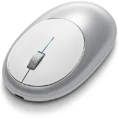 Satechi M1, Beidhändig, Optisch, Bluetooth, Silber