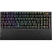 Asus ROG Strix Scope II 96 Wireless, Verkabelt & Kabellos, USB + RF Wireless + Bluetooth, Mechanischer Switch, QWERTZ, RGB-LED, Schwarz