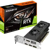 Gigabyte GeForce RTX 3050 OC Low Profile 6G, GeForce RTX 3050, 6 GB, GDDR6, 96 Bit, 7680 x 4320 Pixel, PCI Express 4.0