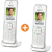 AVM FRITZ!Fon C6 DECT-Komforttelefon (hochwertiges Farbdisplay, HD-Telefonie, Internet-/Komfortdienste, Steuerung FRITZ!Box-Funktionen) weiß