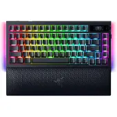Razer BlackWidow V4 Pro, Verkabelt & Kabellos, USB + RF Wireless + Bluetooth, Mechanischer Switch, QWERTY, RGB-LED, Schwarz
