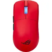 Asus ROG Harpe II Ace RED, rechts, Optisch, RF Wireless + Bluetooth + USB Type-A, 42000 DPI, Rot