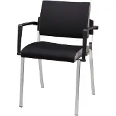 Hammerbacher 2 Stück 4-Fuß-Stuhl Premium 1 Höhe 80 cm, Sitzbreite 45 cm