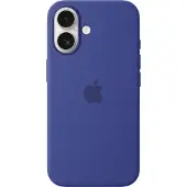 Apple Original iPhone 16 Hülle - Silikon - Backcover/Soft Case - Blau