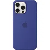 Apple Original iPhone 16 Pro Max Hülle - Silikon - Backcover/Soft Case - Blau