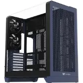 Thermaltake CA-11F-00MNWN-00, Midi Tower, PC, Blau, ATX, micro ATX, Mini-ITX, SPCC, Gehärtetes Glas, Multi