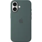 Apple Original iPhone 16 Hülle - Silikon - Backcover/Soft Case - Grün