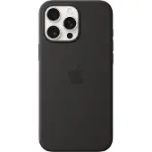 Apple Original iPhone 16 Pro Max Hülle - Silikon - Backcover/Soft Case - Schwarz