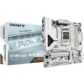 Gigabyte B850M EAGLE WIFI6E ICE Mainboard, AMD, Sockel AM5, AMD Ryzen 7000 Series, AMD Ryzen 8000 Series, AMD Ryzen 9000 Series, Sockel AM5, DDR5-SDRAM, 256 GB