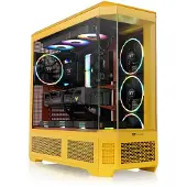 Thermaltake CA-11H-00FMWN-00, Full Tower, PC, Karamell, ATX, EATX, micro ATX, Mini-ITX, SPCC, Gehärtetes Glas, Multi