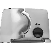 Ritter Allesschneider Compact 1, Elektro, 2 cm, Silber, Metall, 17 cm, Gezackt