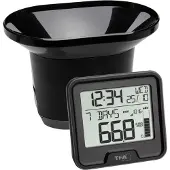 TFA Funk-Regenmesser DROP mit Basisstation, Niederschlagsmenge, Innentemperatur, 433 MHz