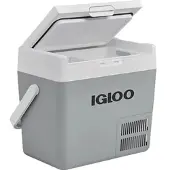 Igloo ICF18 Kompressorkühlbox (19 l, 12V Anschluss, 19 Mist/White)