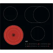 AEG TO64RA07CB, Schwarz, Integriert, 60 cm, Keramik, Glaskeramik, 4 Zone(n)