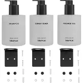 Blomus Seifenspender Kirei Schraubverschluss White 350 ml (3er Set)