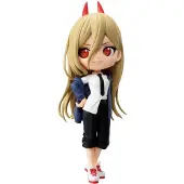 Banpresto Q Posket Chainsaw Man Power Figur 14 Cm Schwarz Schwarz One Size