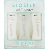 Biosilk Silk Therapy Trio von für Unisex – 3-tlg. 7 oz Silk Therapy Shampoo, 7 oz Silk Therapy Conditioner, 7 oz und Silk Therapy Original