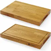 Hendi Servierbrett aus Eichenholz,, 420x280x(H)40mm