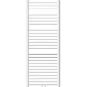 LuxeBath Badheizkörper Sahara, 600x1500 mm, Weiß, gebogen mit Mittelanschluss, ohne Heizstab
