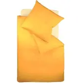 Fleuresse Uni Interlock Jersey Bettwäsche Colours Kissenbezug einzeln 40x80 cm | sonne - gelb