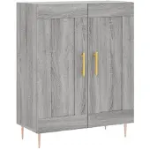 vidaXL Highboard Grau Sonoma 69,5x34x180 cm Holzwerkstoff