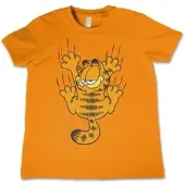 Garfield Shirt "Hanging On Kids T-Shirt" in Orange | Gr.: M