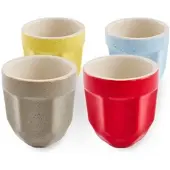 Pols Potten Espressotasse La Marzocco Polygon Multi-colour 100 ml (4er Set)