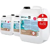 Höfer Chemie 4x5 L BAYCINEX Metall-Ex Reinigungsmittel für Kalk- und Metallablagerungen im praktischen Kanister