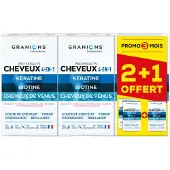 Granions Pro Keracys Haar 4in1 3 x 90 Tabletten Packung, Davon Geschenkt 18,5x8x11 cm