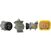 Casco CAC71026AS SD6V12 Klimaanlage Klimakompressor PAG 46 R134a für RENAULT Clio III Schrägheck (BR0/1, CR0/1) TWINGO II (CN0) MODUS / GRAND MODUS