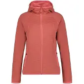 Icepeak Berryville Midlayer mit Kapuze für Damen, Farbe:Koralle, Größe:L