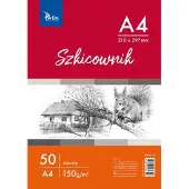 TETIS Skizzenbuch A4 50k weiss