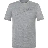 Super.natural - Hiking Tee - Merinoshirt Gr 48/50 - M grau