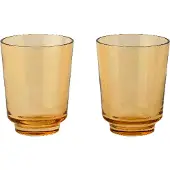 Muuto Wasserglas Raise Burnt Orange 300 ml (2er-Set)